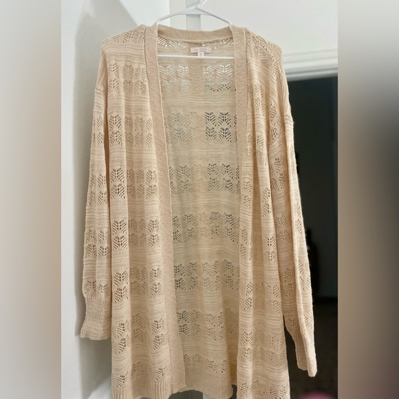 LC Lauren Conrad Sweaters - Lauren Conrad Pointelle Cardigan
